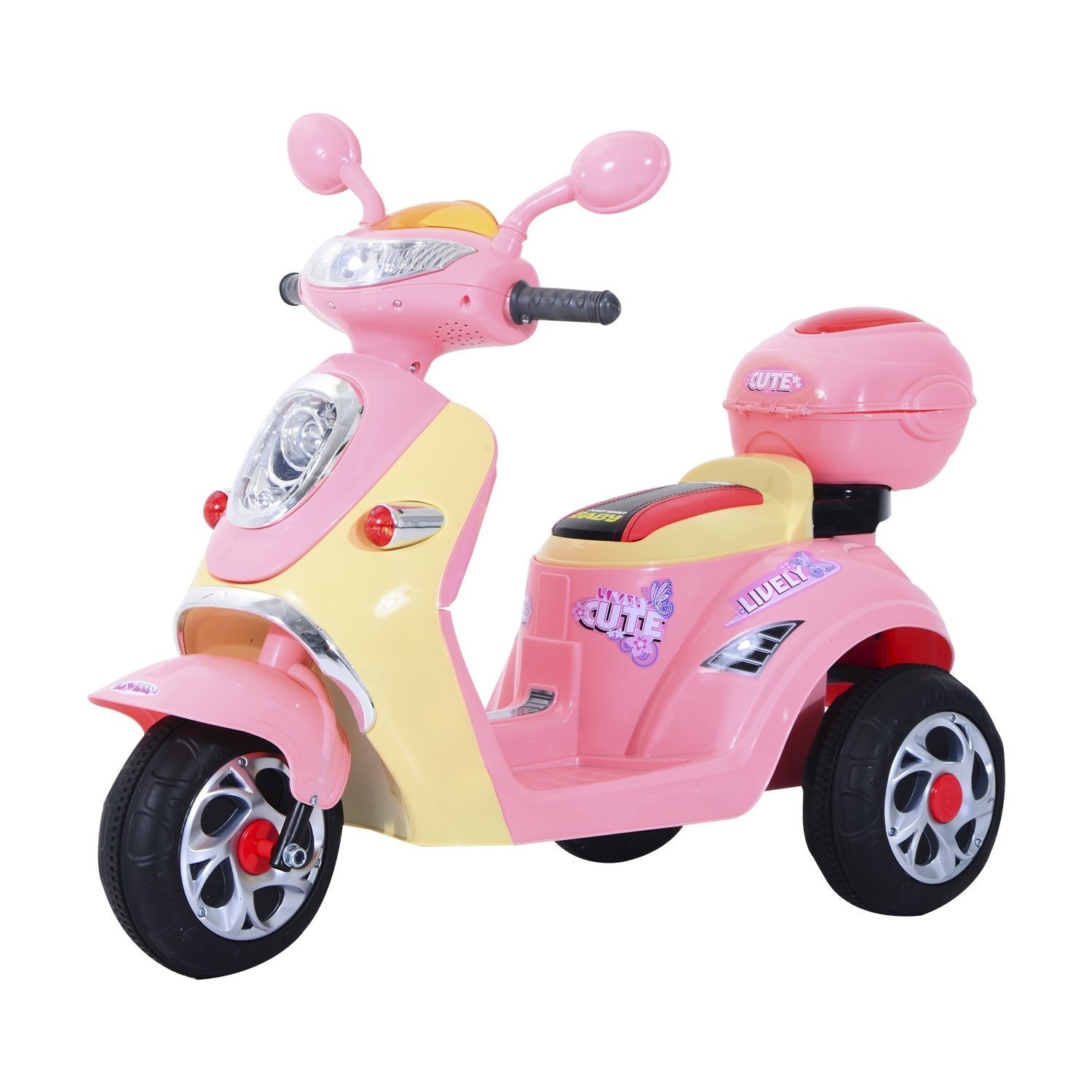 Koop HOMdotCOM Elektrische kinderscooter - Roze Online bij ThuisXL.nl -  ThuisXL.nl