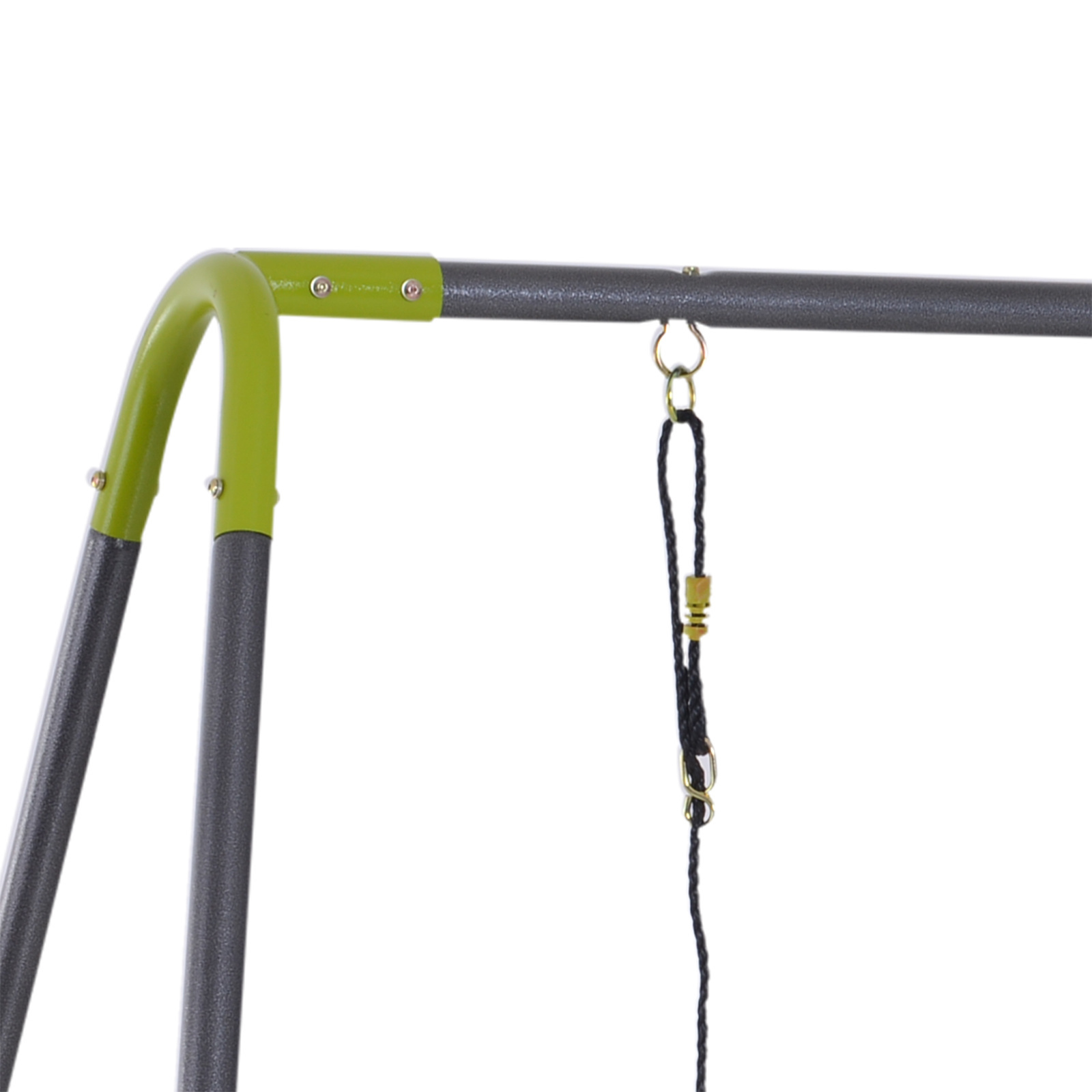 HOMdotCOM Dubbele schommelset met wip