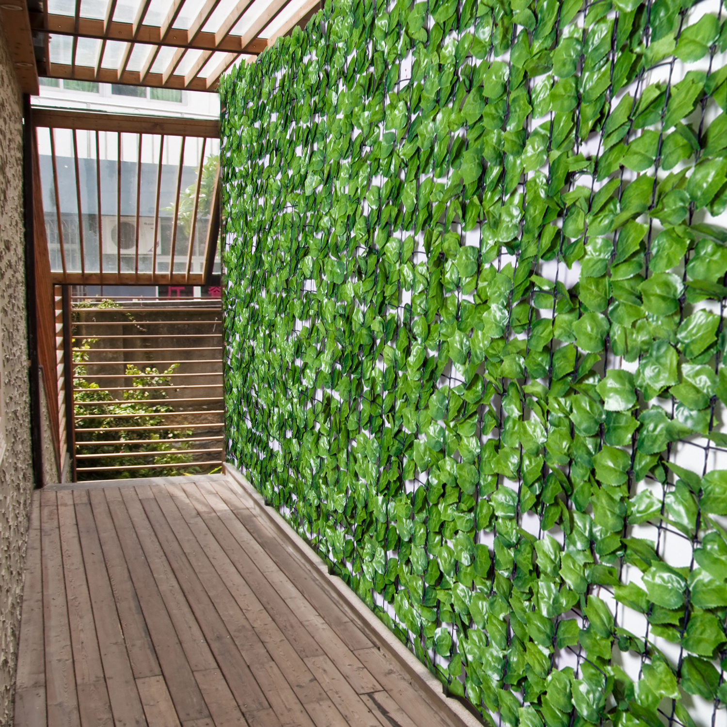 Sunny Privacyscherm kunstheg lichtgroen 1,5 x 3m