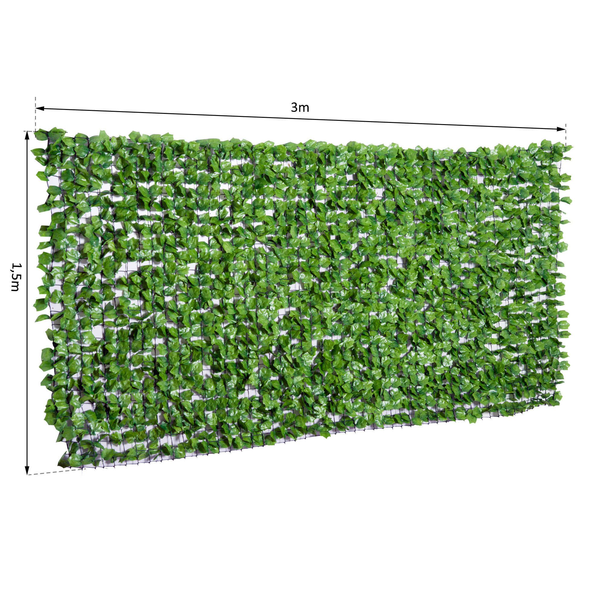 Sunny Privacyscherm kunstheg lichtgroen 1,5 x 3m