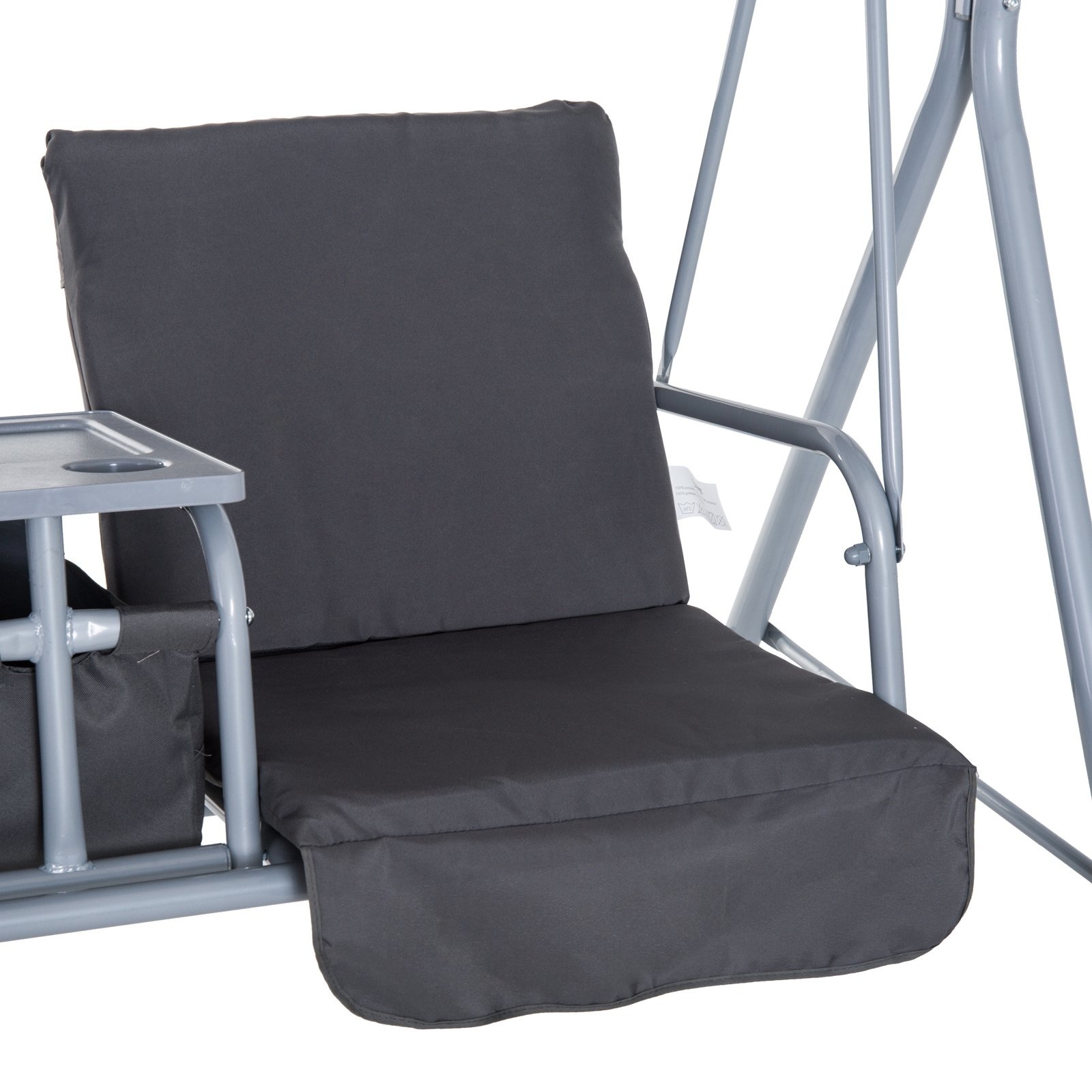 Sunny Hollywood schommelbank met zonnedak 2-zits grijs 170 x 110 x 165cm