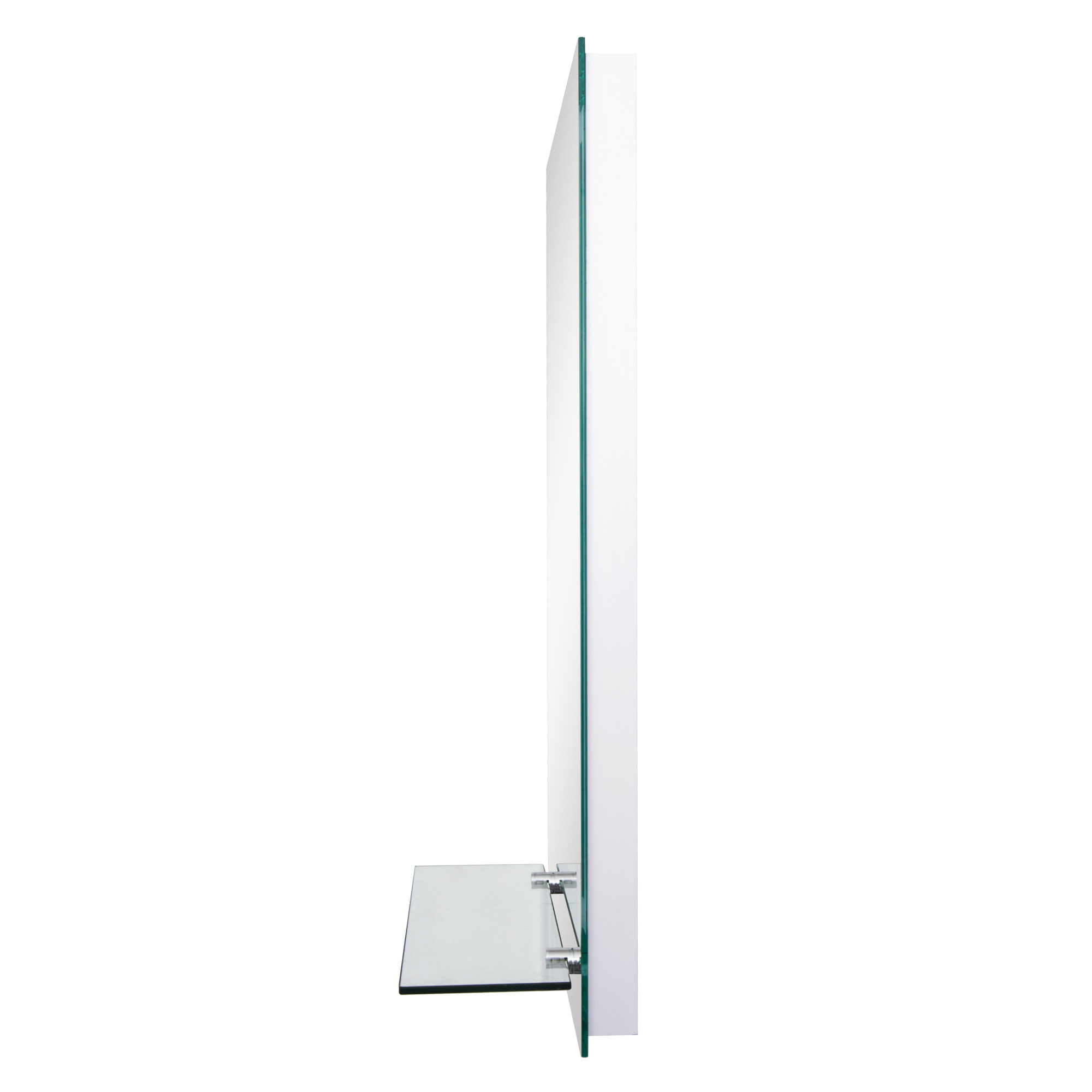 Kleankin Badkamerspiegel met LED verlichting en legplank 38W 70 x 50cm