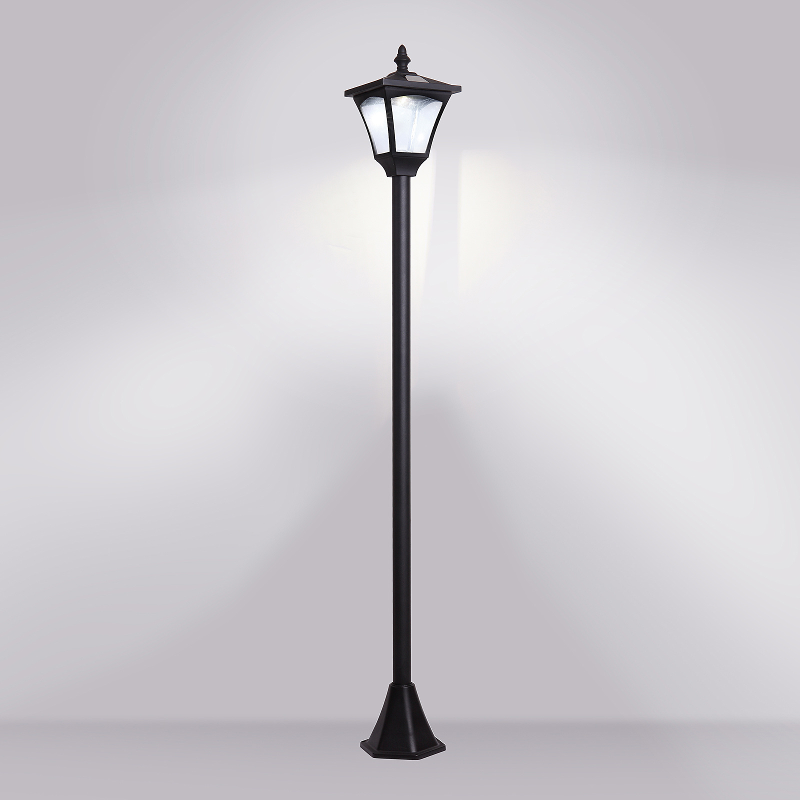 Sunny Solar tuinlantaarn 10lumen zwart 120cm