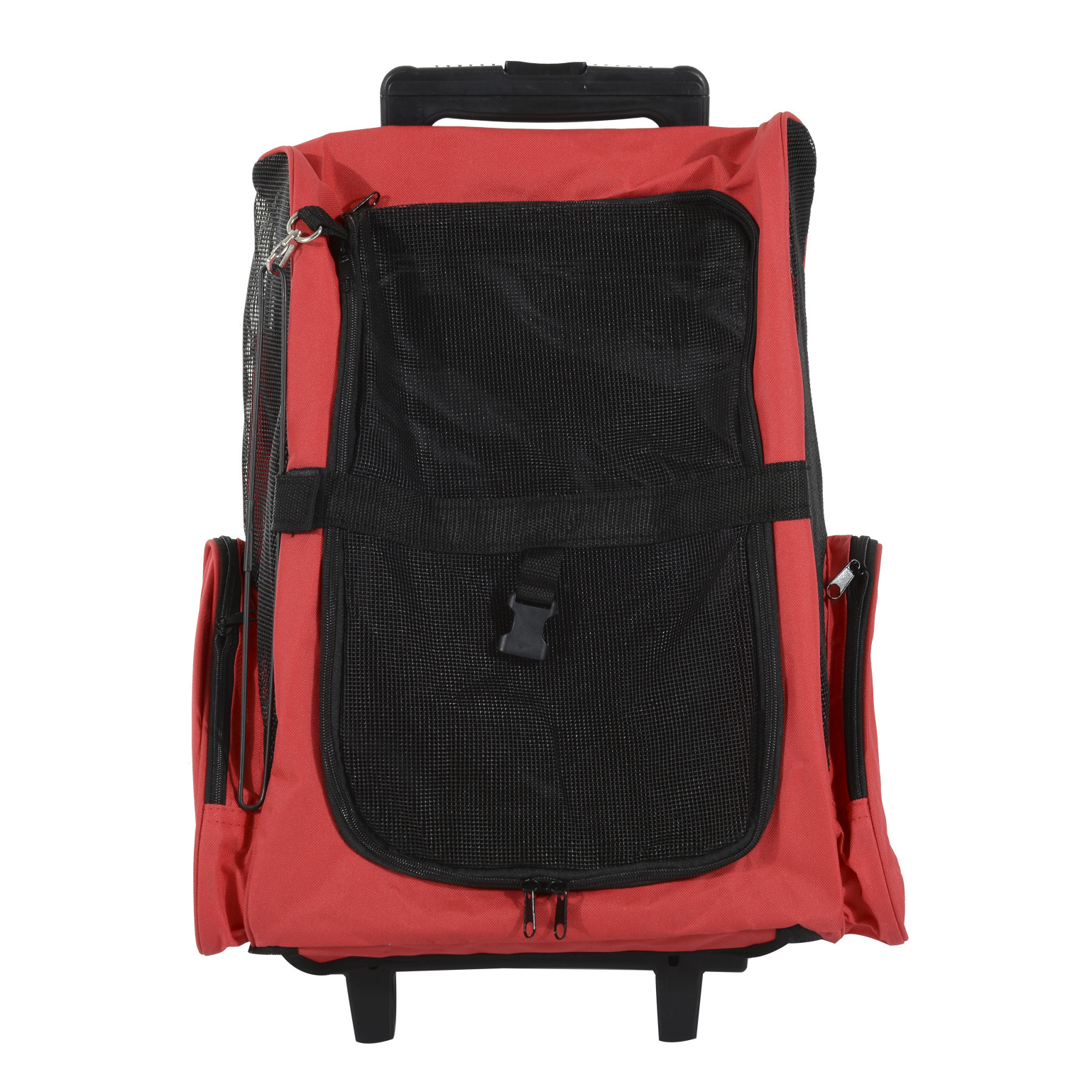 Paws 2 in 1 honden- en kattentrolley rood