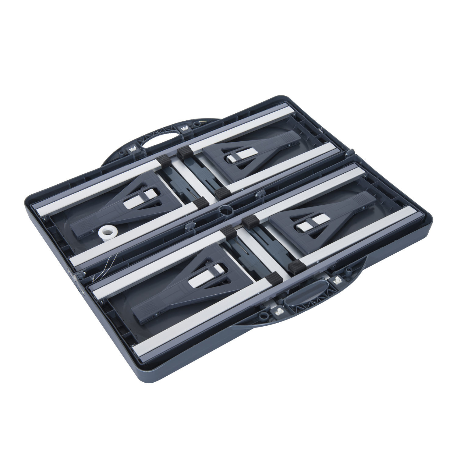 Sunny Camping- Picknicktafel 4-pers zwart 136 x 85 x 66 cm