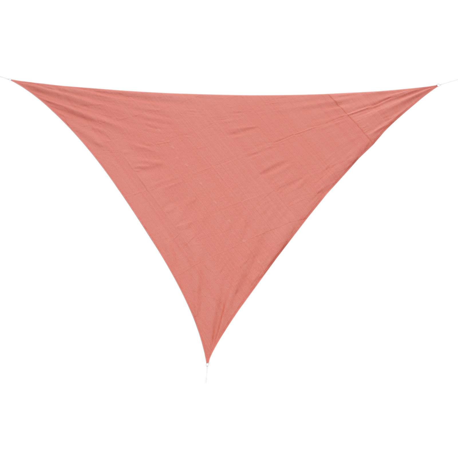 Sunny Schaduwdoek driehoek rood HDPE-kunststof 3 x 3 x 3 m - luchtdoorlaatbaar