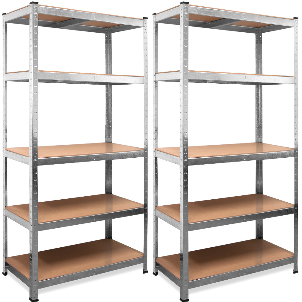 Deuba Opbergrek 5 planken (2 stuks) MDF 180 x 90 x 40cm max. 875kg