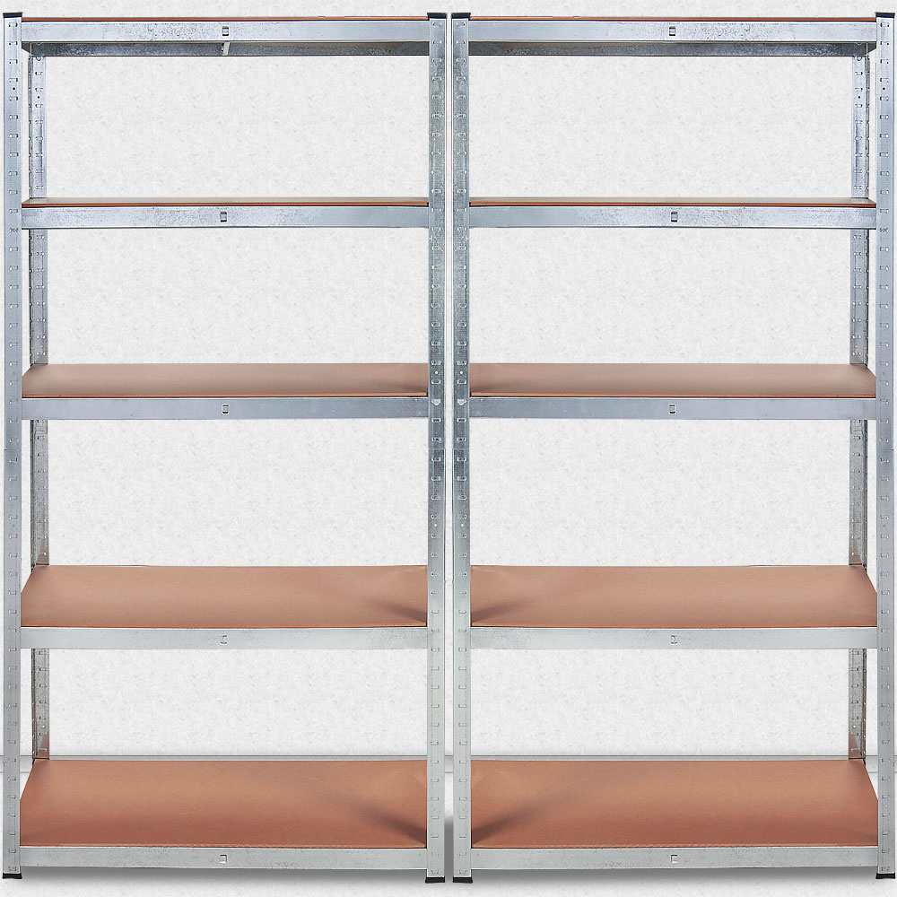 Deuba Opbergrek 5 planken (2 stuks) MDF 180 x 90 x 40cm max. 875kg