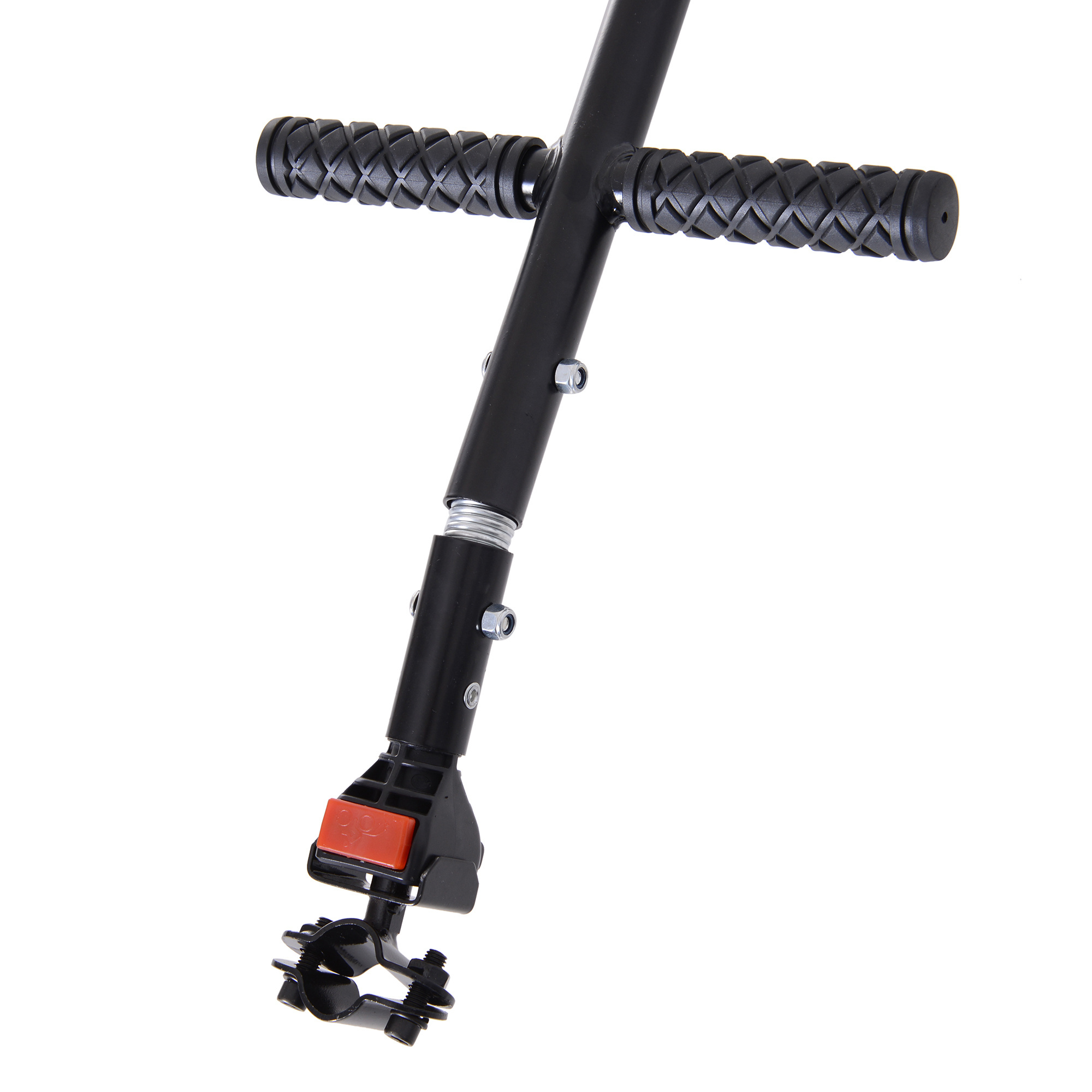 HOMdotCOM Fietsaanhanger Zwart tot 36kg - Staal
