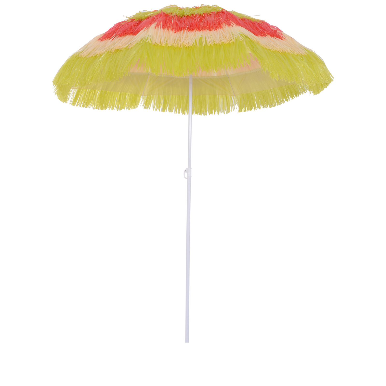 Outsunny Parasol Hawaii 160 cm rood/geel