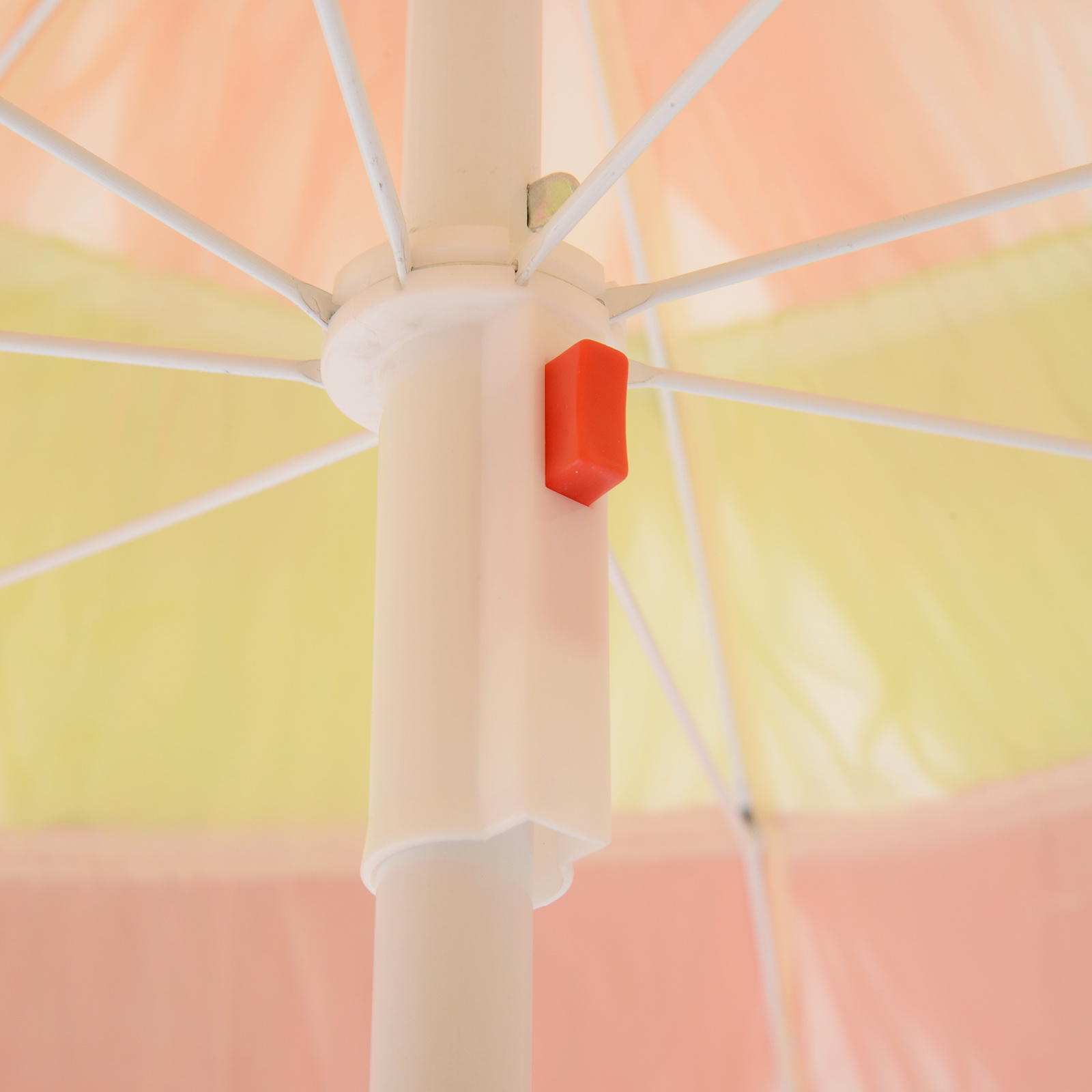 Outsunny Parasol Hawaii 160 cm rood/geel