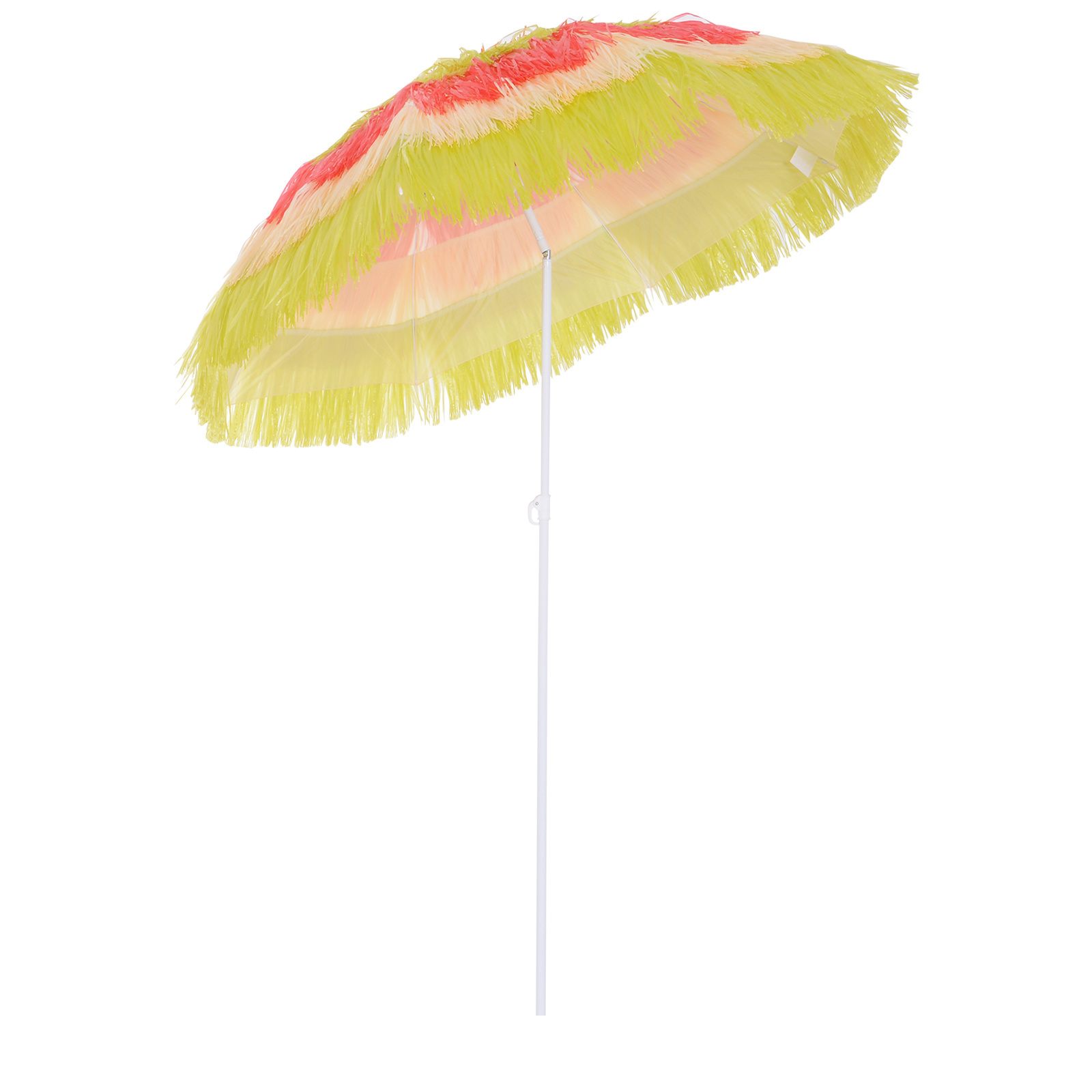 Outsunny Parasol Hawaii 160 cm rood/geel