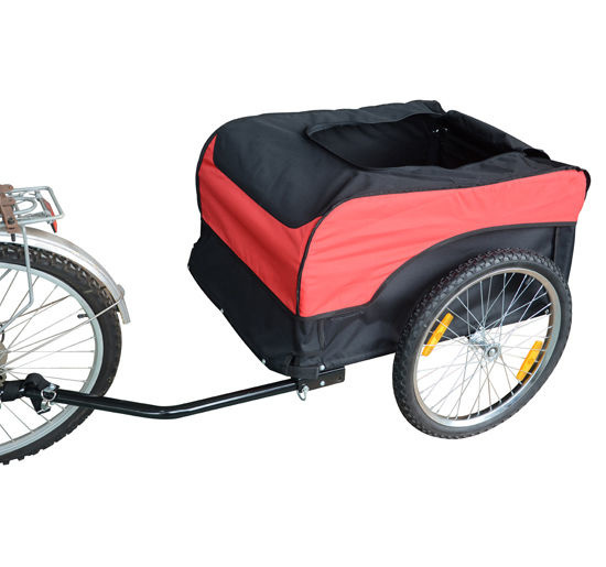 HOMdotCOM Fietskar rood/zwart