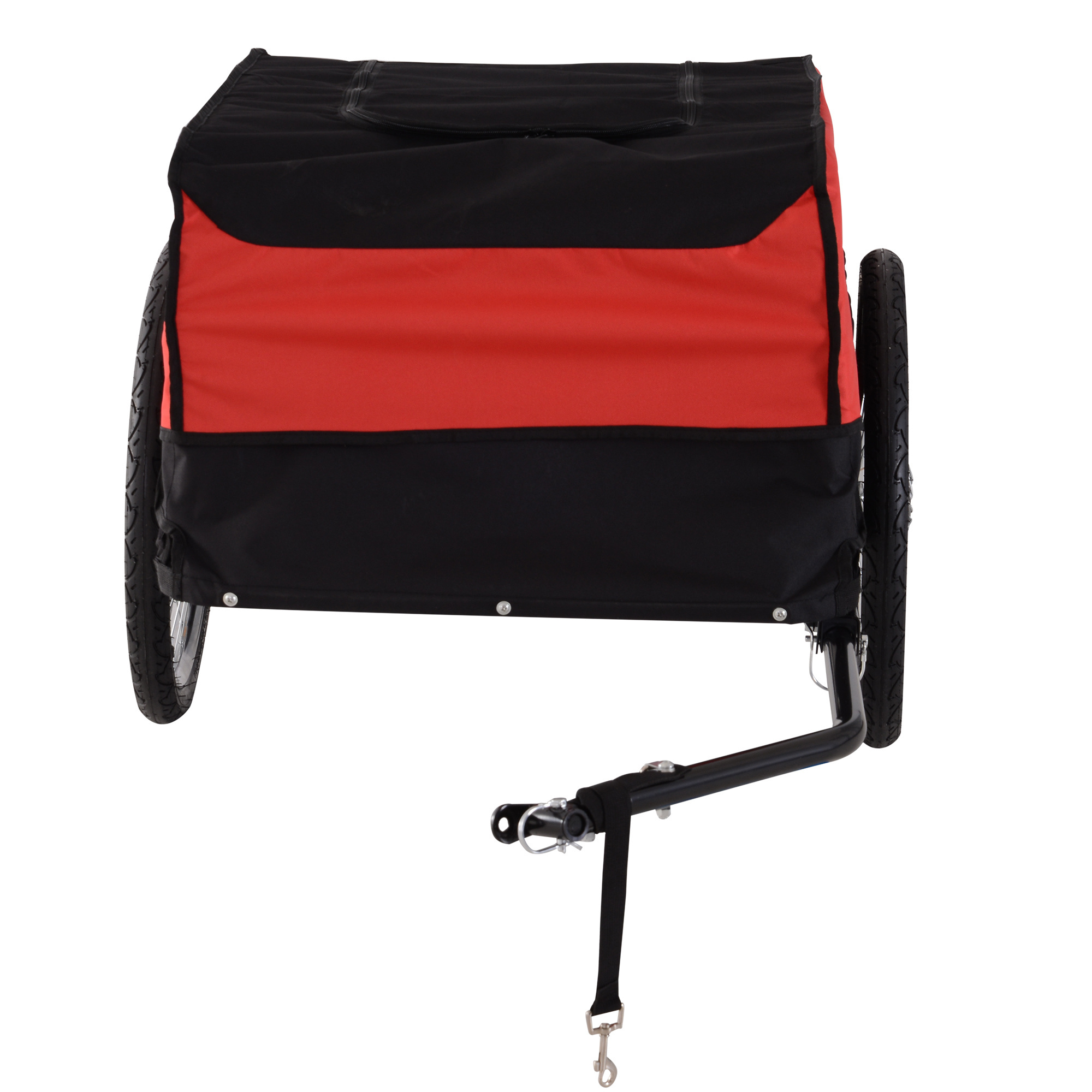 HOMdotCOM Fietskar rood/zwart
