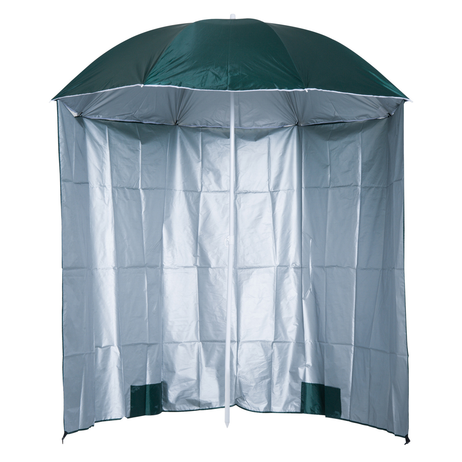 Outsunny Parasol met zijwanden groen 2,2 x 2,2m