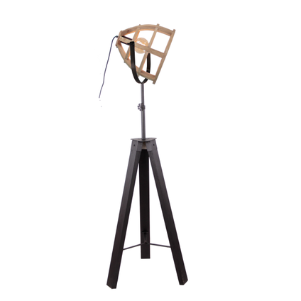 Brilliant vloerlamp Matrix Nature Wood