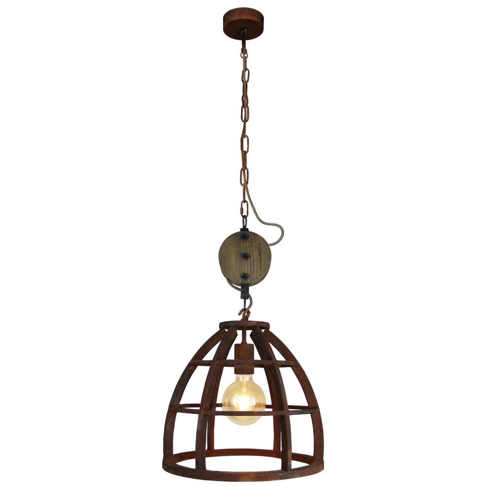 Brilliant MATRIX 2 Hanglamp E27 Roest