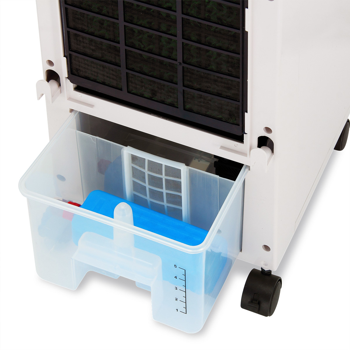 Monzana Mobiele airconditioner wit/zwart 5L