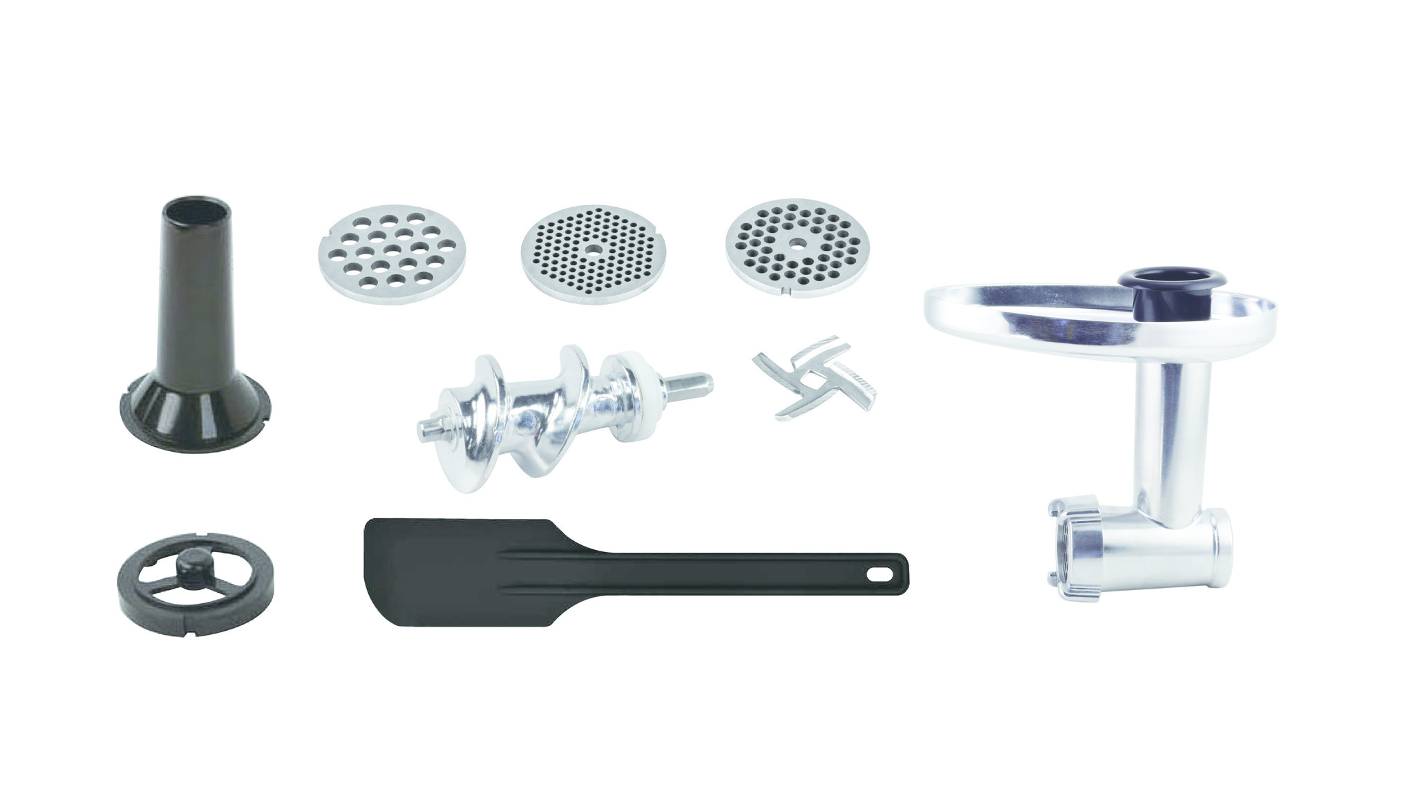 Herenthal 3-in-1 Keukenmachine - 1900W - 6.5L - Zilver