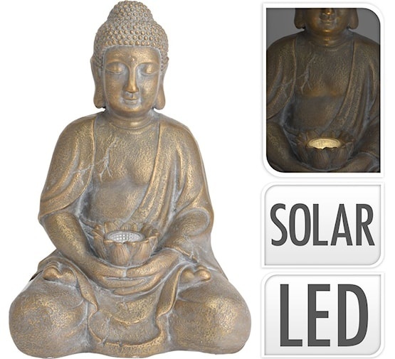 Boeddha Goud 31,5x27x44cm