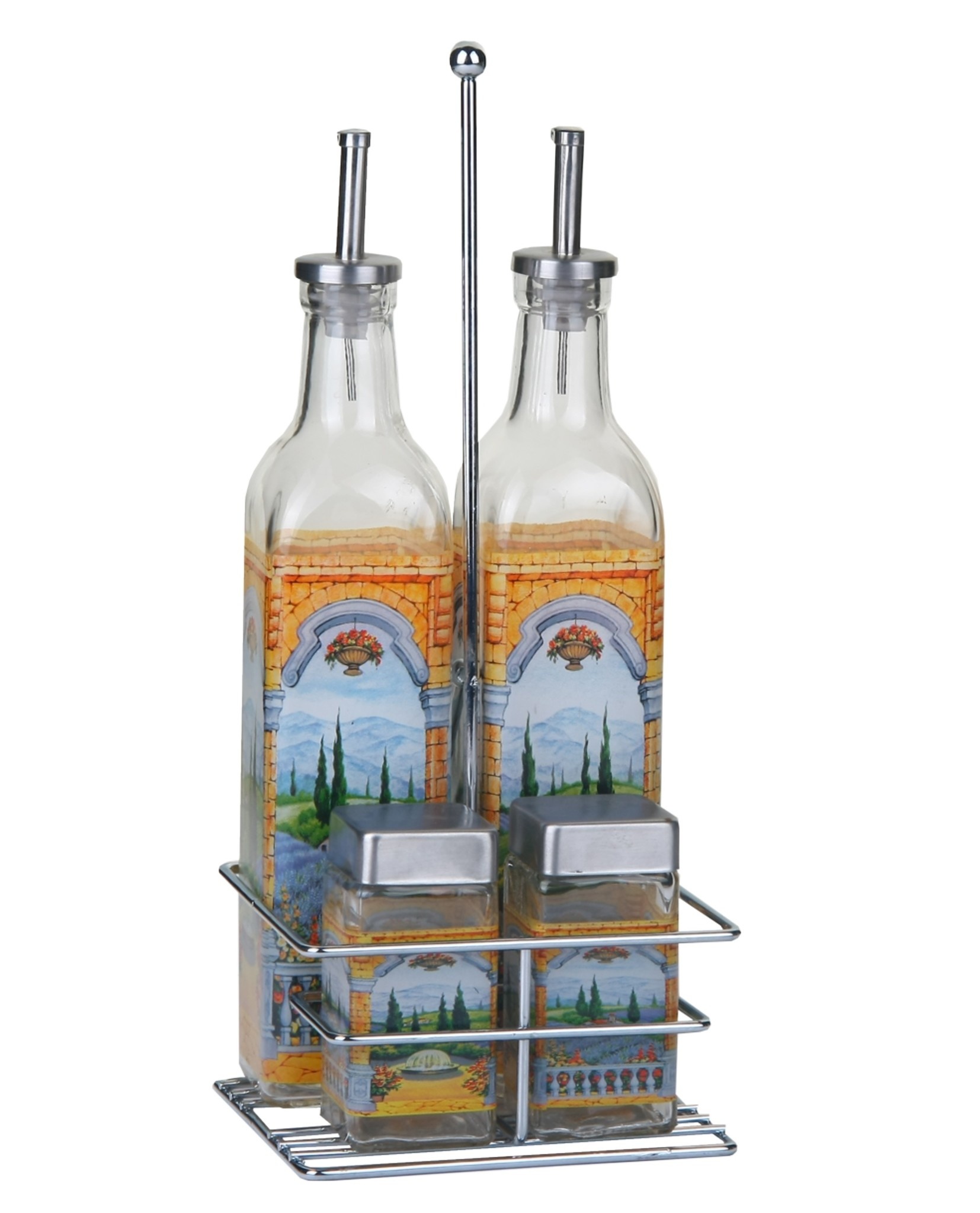 Euro Lady El-9099 2x Kruiden (80ml) en een fles (800 ml) olie en azijn