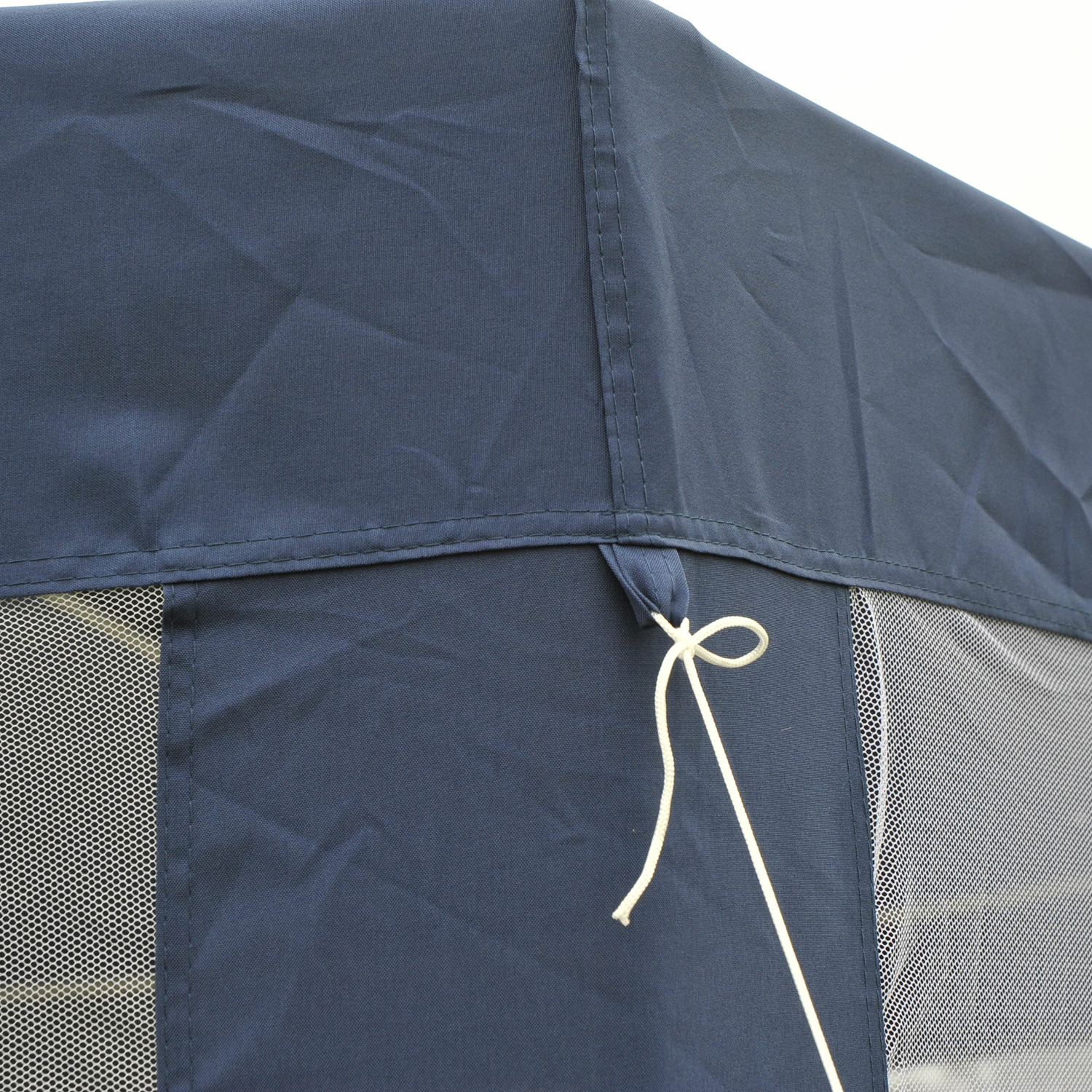 Sunny Partytent 6-hoekig met anti-muggenwanden blauw 390 x 390 x 250 cm