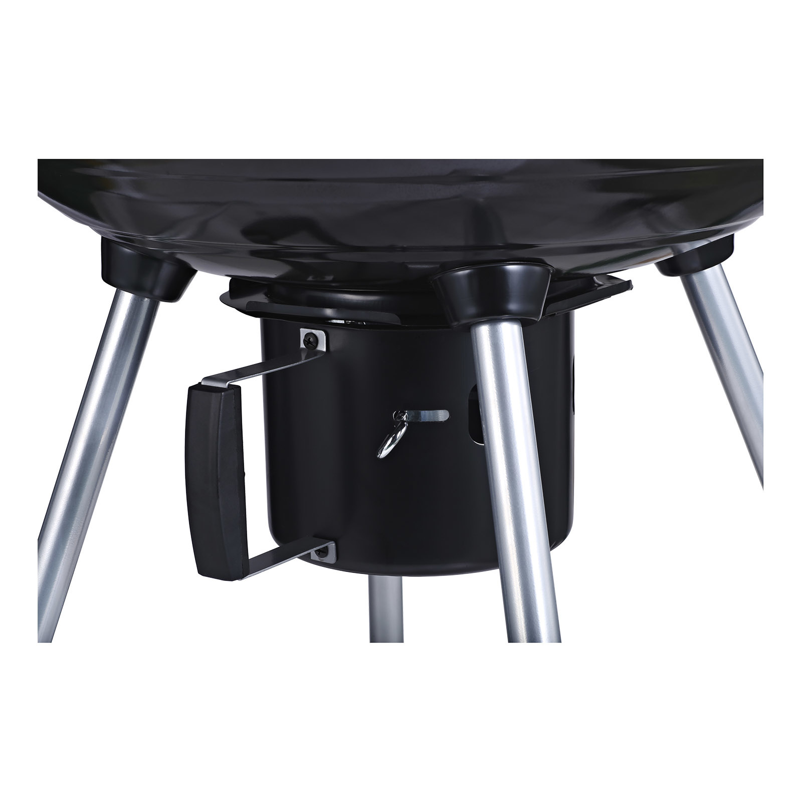 Sunny BBQ rond met as-vanger metaal zwart Ø 57 x 94 cm