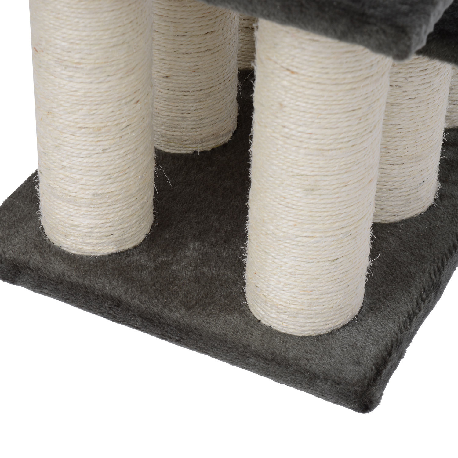 Paws Huisdier trapje met 3 treden grijs 45 x 35 x 34cm