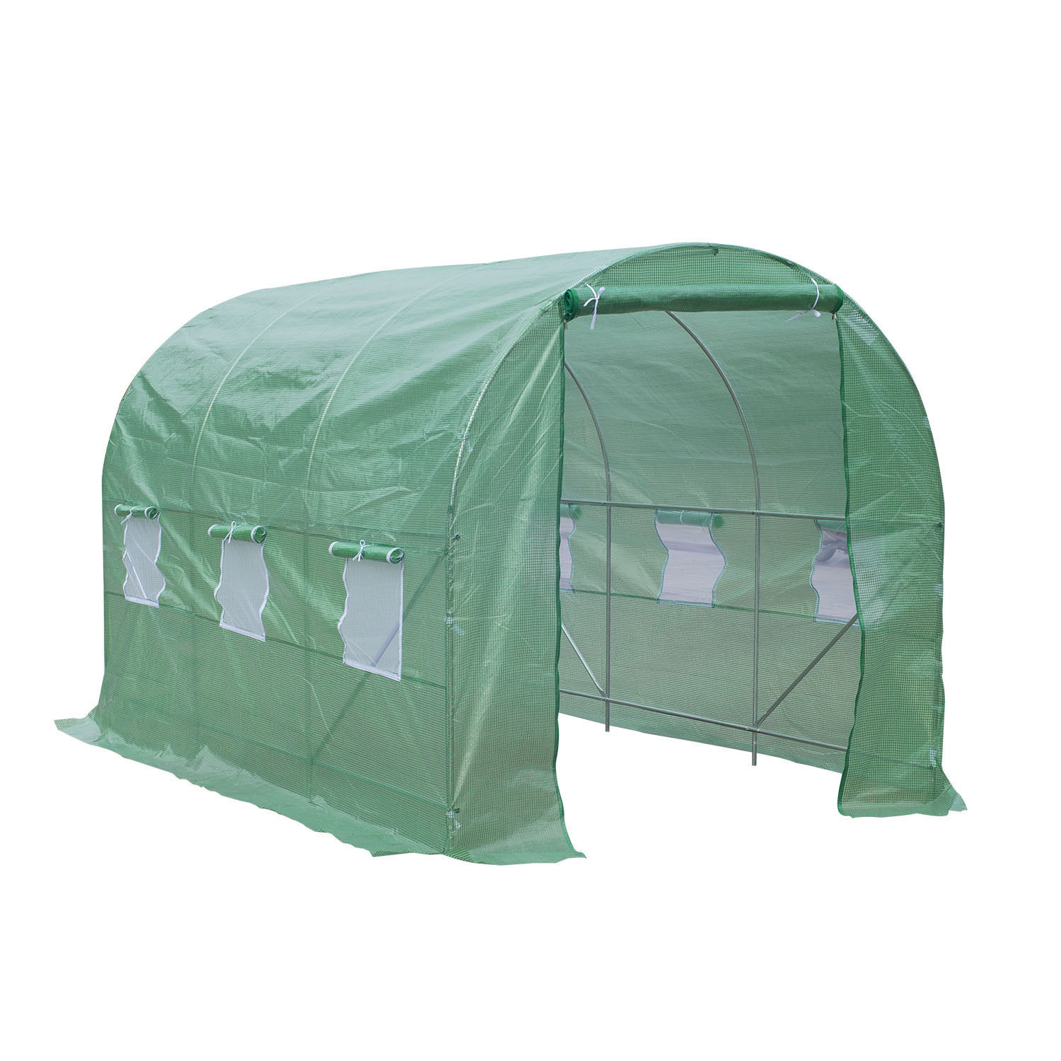 Sunny Folie Tuinkas groen voor tomaten 3,5 x 2 x 2m