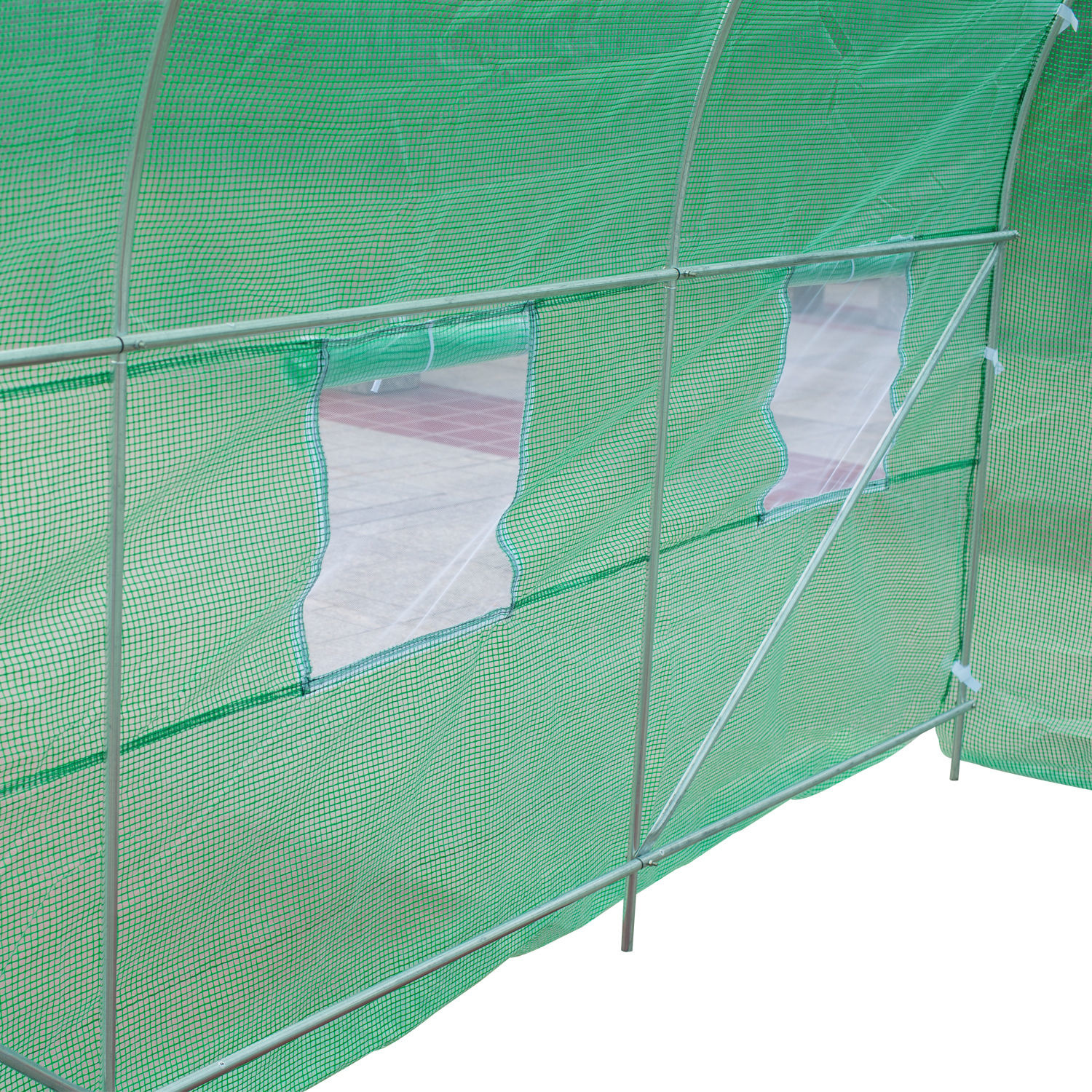 Sunny Folie Tuinkas groen voor tomaten 3,5 x 2 x 2m