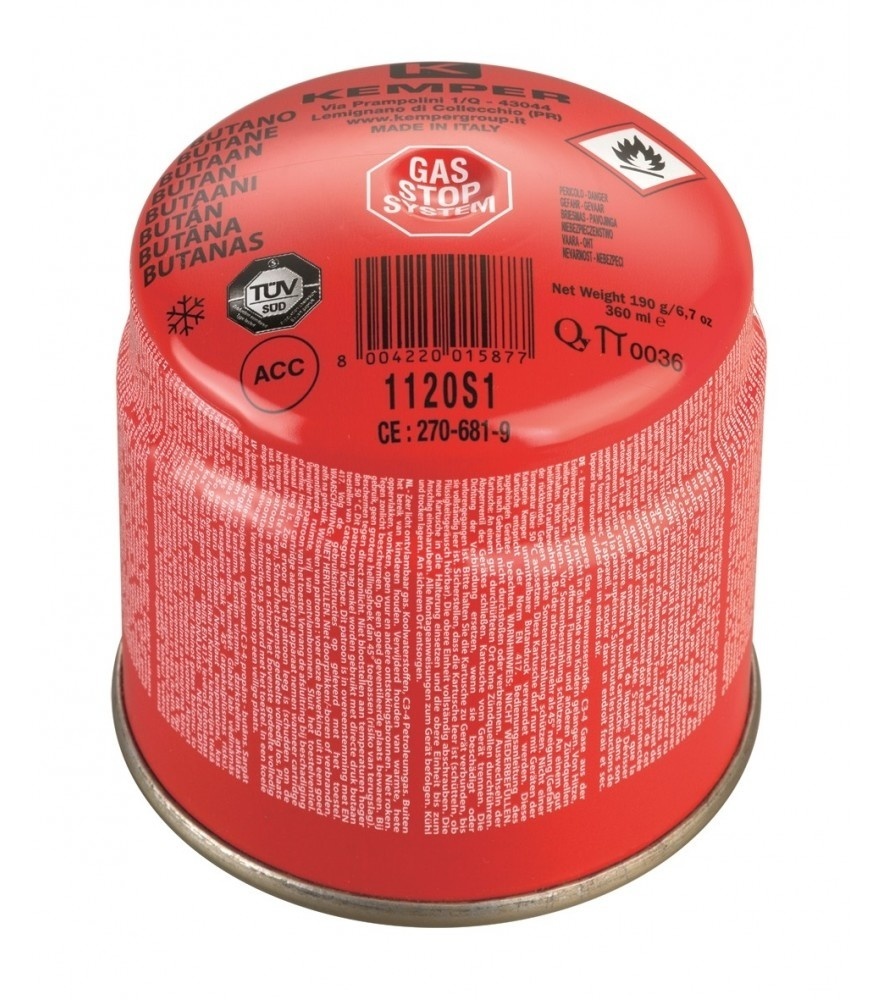 Kemper Gaskooktoestel met 4 steunen 2050W Blauw met gaspriktank