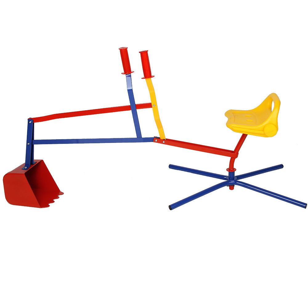 Spielwerk Zandbak Kinder graafmachine met flexibele graafschop - 360° draaibaar