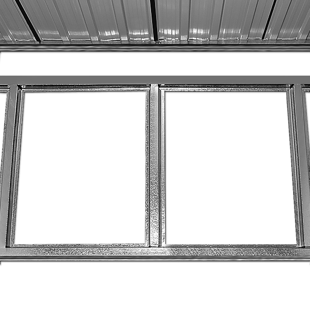 Deuba Tuinhuis antraciet metaal 210x132x186cm