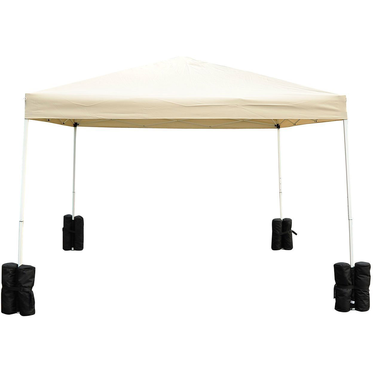 Sunny Standaard met gewicht voor partytent 4 stuks zwart