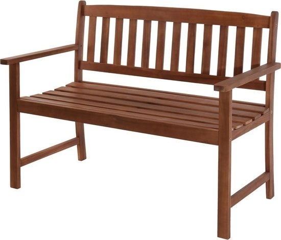 Bistro bank - 2 zits Acacia hout - 110x65x86cm