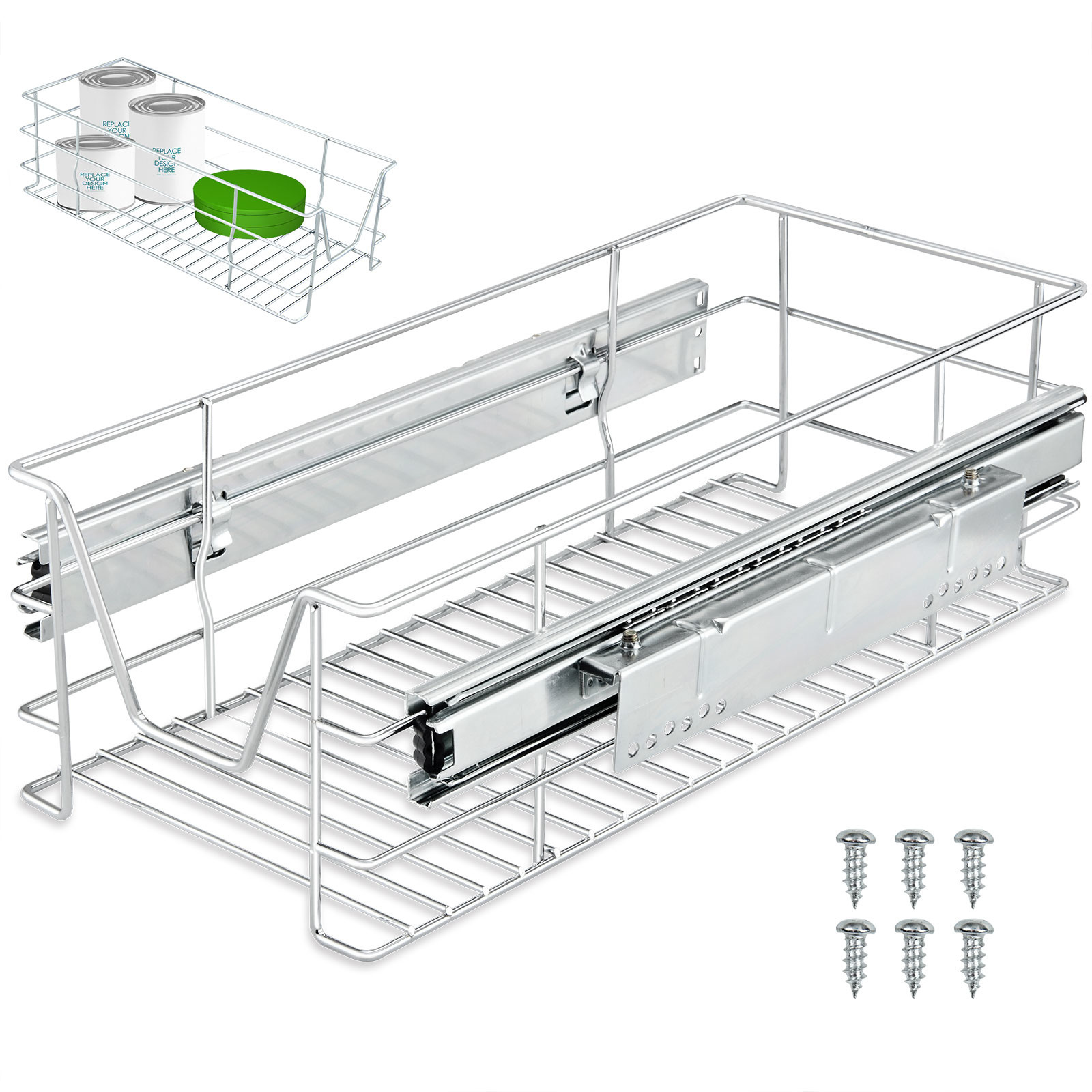 Deuba Telescopische lade voor 30cm kastbreedte