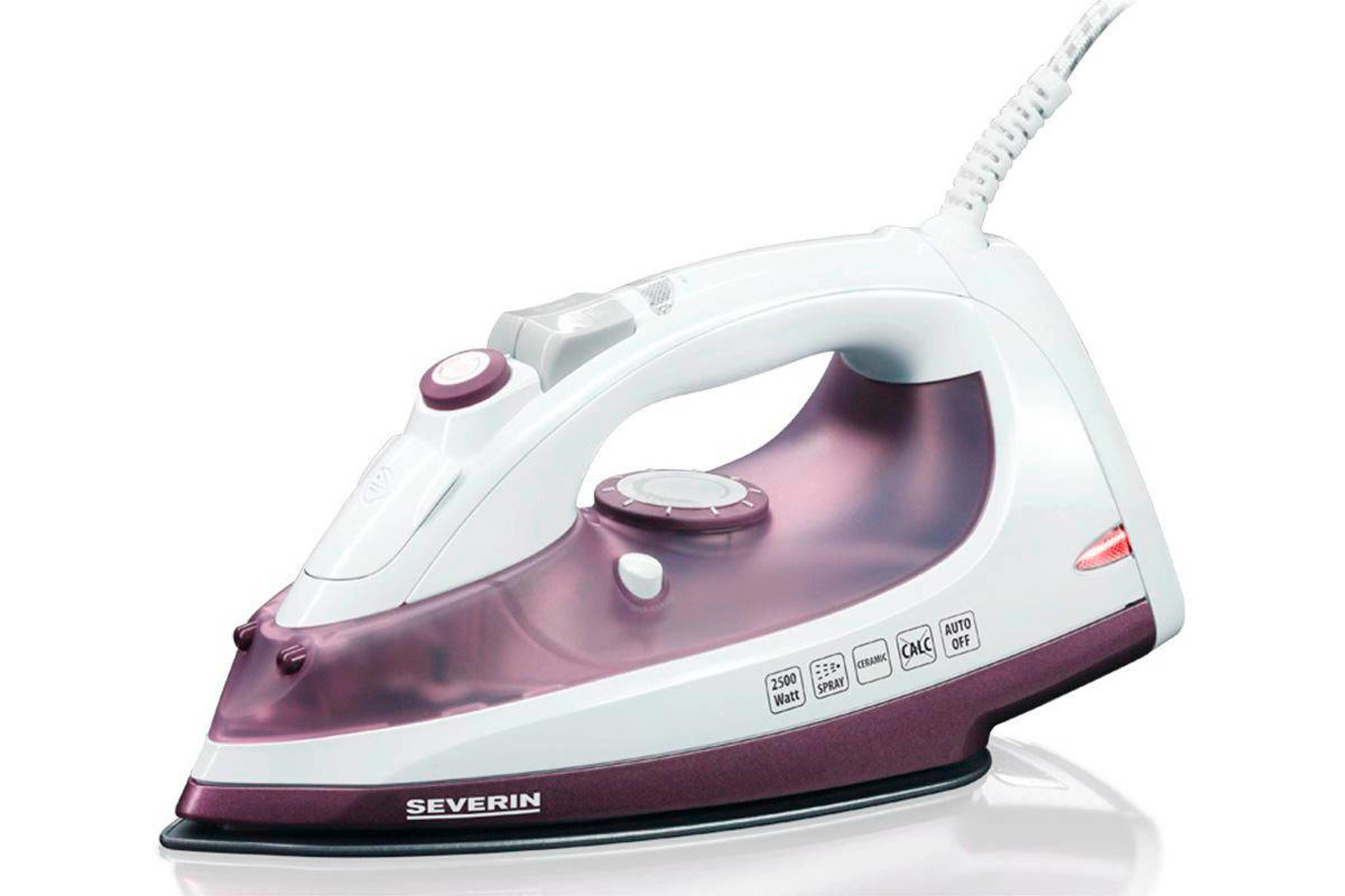 Severin Stoomstrijkijzer - 2500 Watt - Paars/Wit