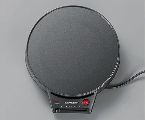 Severin Crêpe maker/ Pannenkoekenijzer - 1000 Watt - Zwart