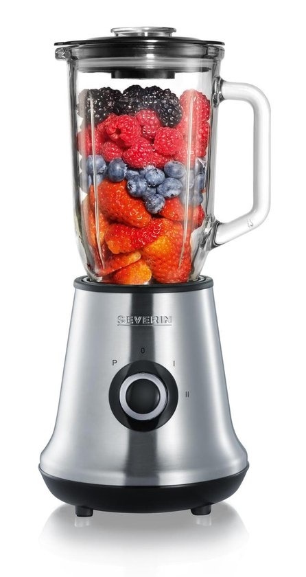 Severin Blender - 1 Liter - 500 Watt - met Maatbekertje - Pulse knop - Geschikt voor ijs
