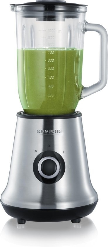 Severin Blender - 1 Liter - 500 Watt - met Maatbekertje - Pulse knop - Geschikt voor ijs