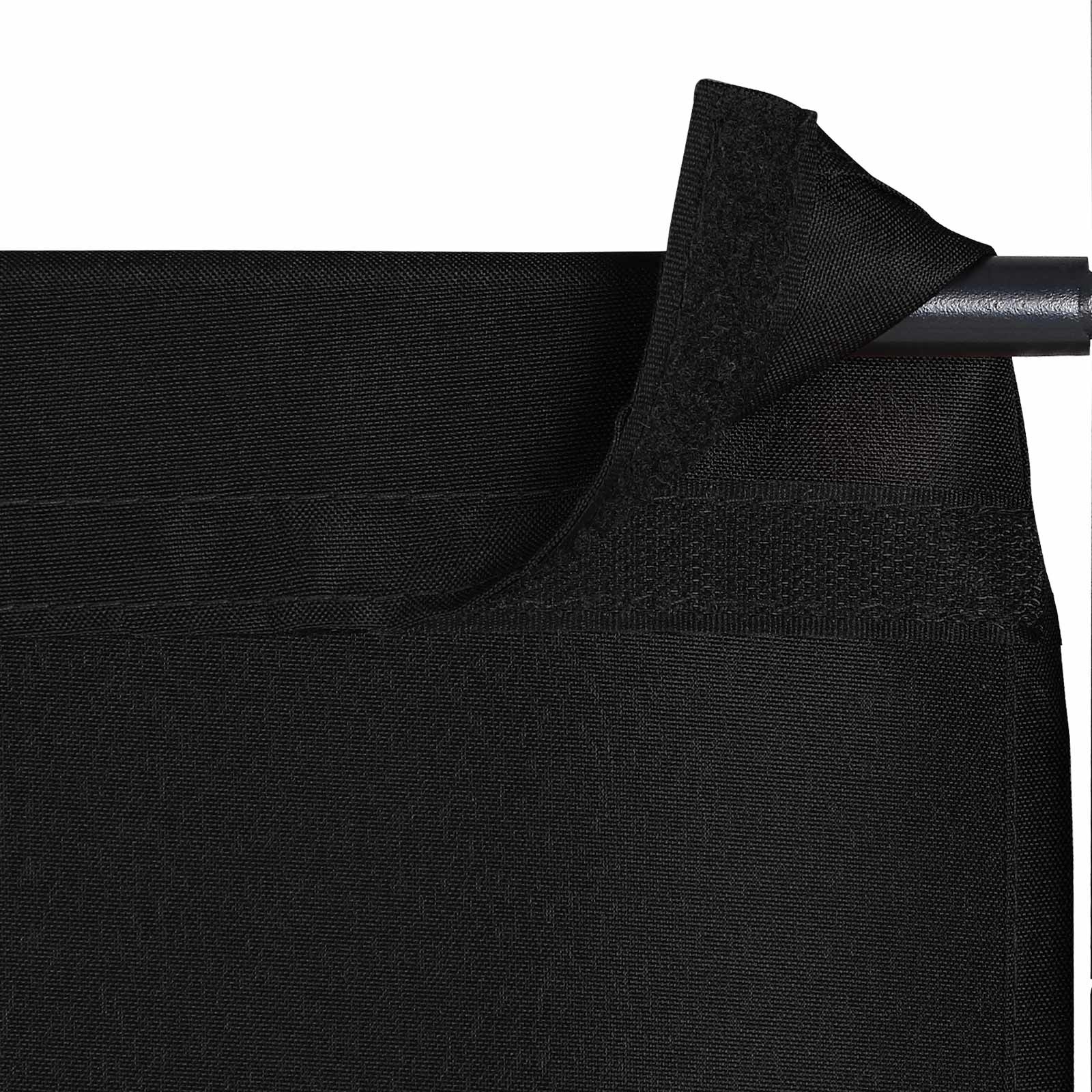 Deuba kamerscherm - zwart - 180 x163cm - Polyester