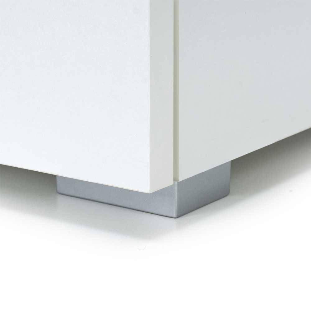 Deuba Dressoir / ladekast wit met 3 deuren & 2 lades