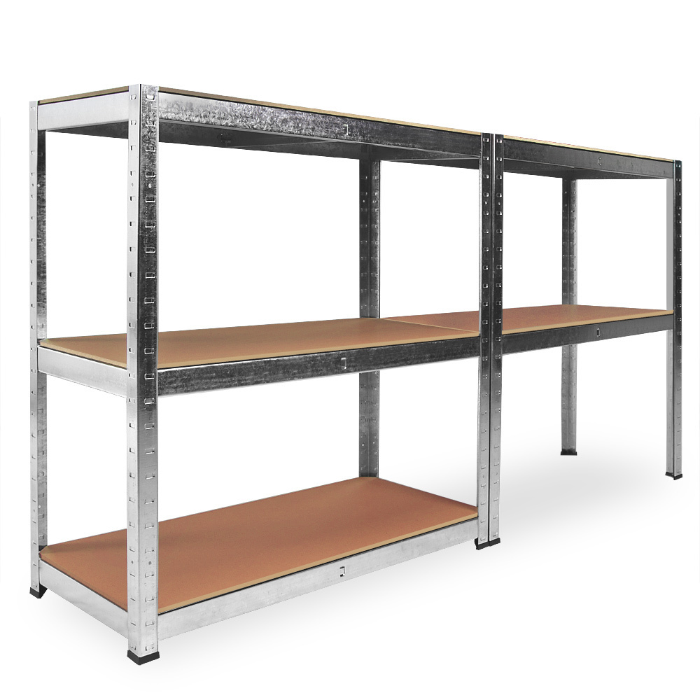 Deuba 2 Stuks Stellingkast / Opbergrek met 5 planken - 175x75x30cm - 350kg