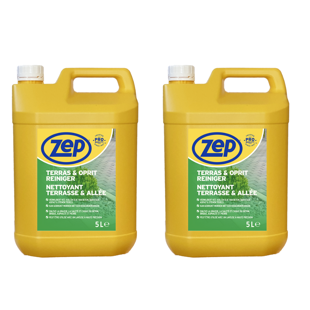 ZEP Terras & Oprit Reiniger - 5 L x 2 stuks - Voordeelverpakking - 2 stuks