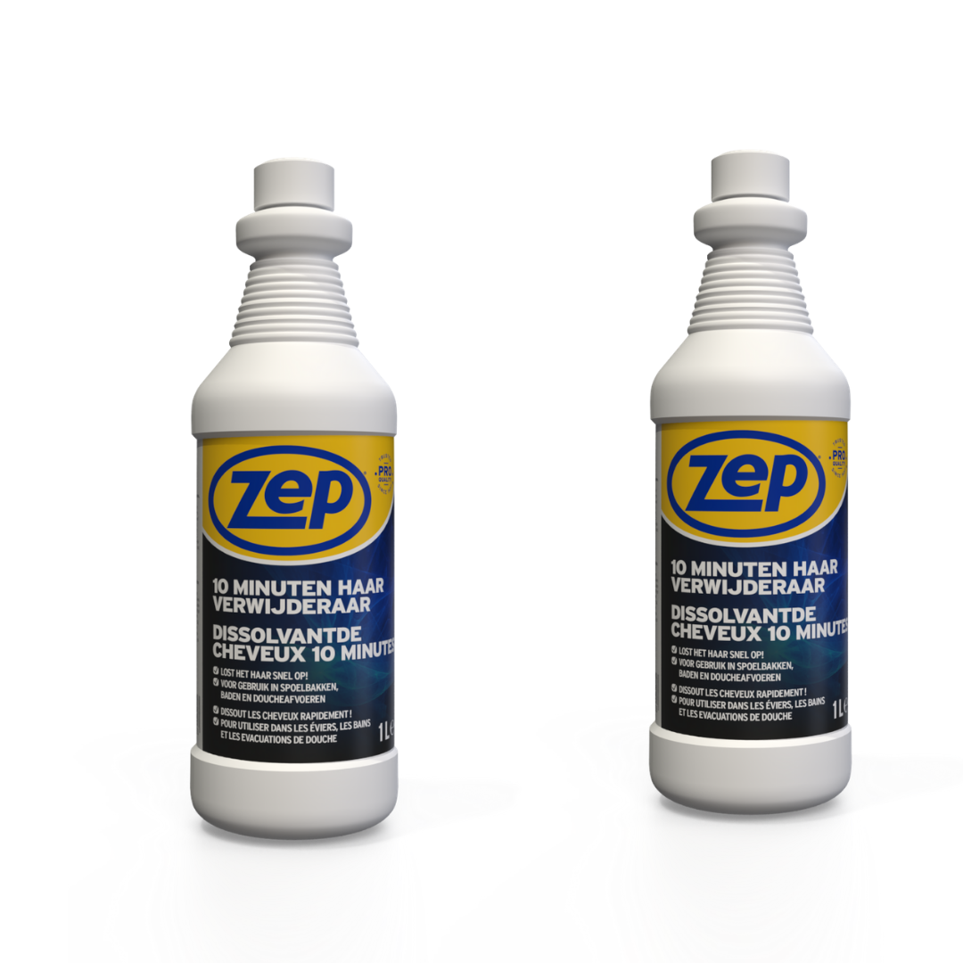 ZEP 10 Minuten Haar Verwijderaar - 1 L x 2 stuks- Voordeelverpakking - 2 stuks