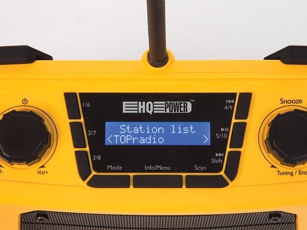 Velleman Robuuste Werfradio - DAB/DAB+/FM - 2 x 2.5 W
