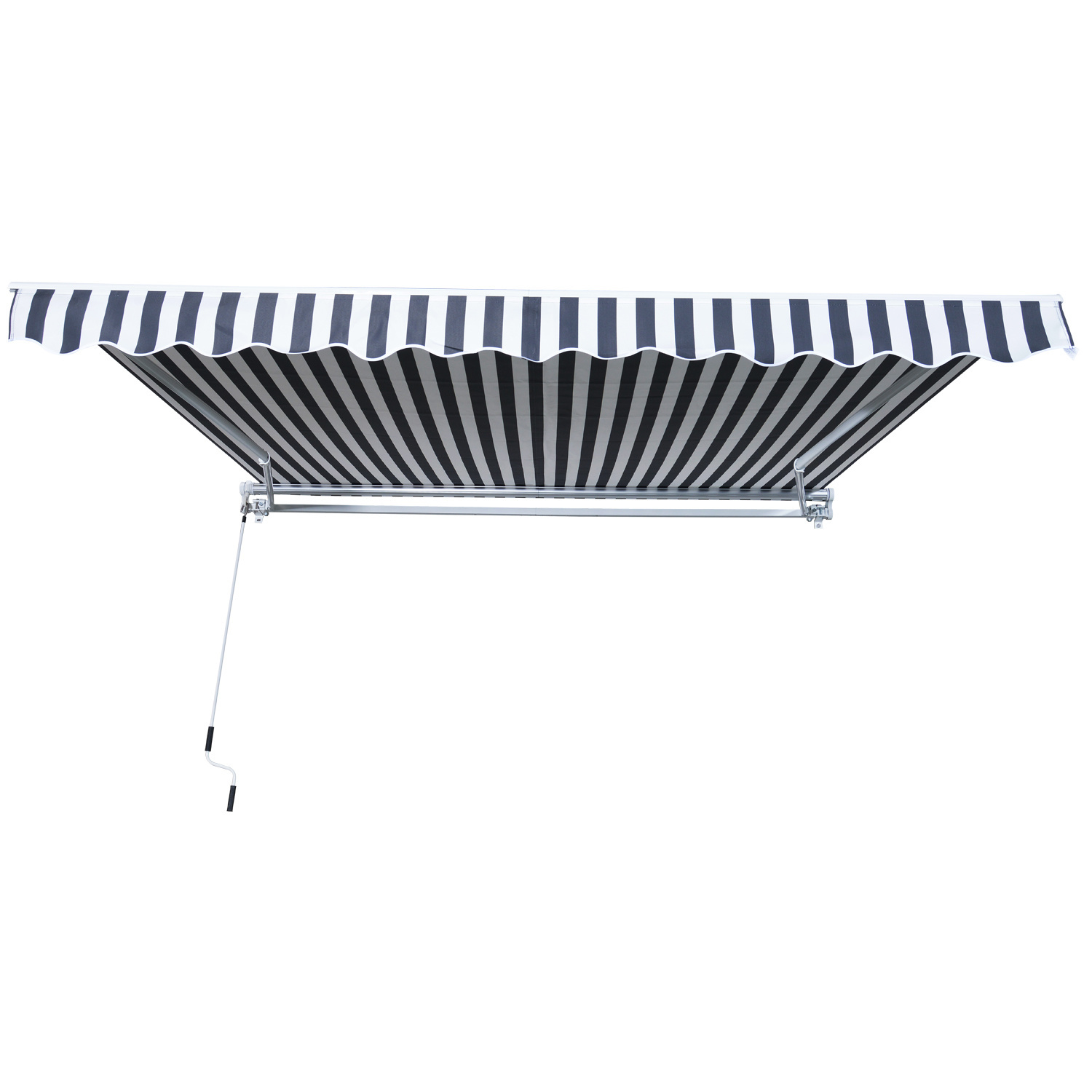 Sunny Luifel handslinger knikarmluifel zonwering balkon aluminium 2,95 x 2,5 m 2 kleuren