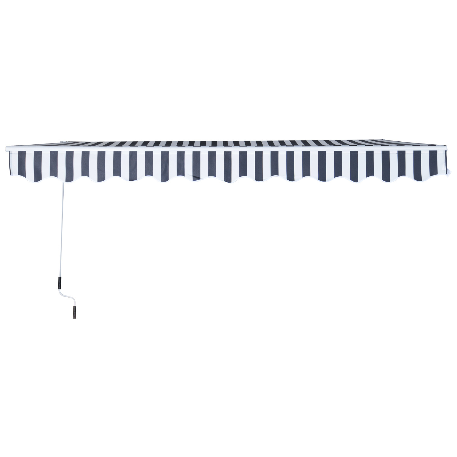 Sunny Luifel handslinger knikarmluifel zonwering balkon aluminium 2,95 x 2,5 m 2 kleuren