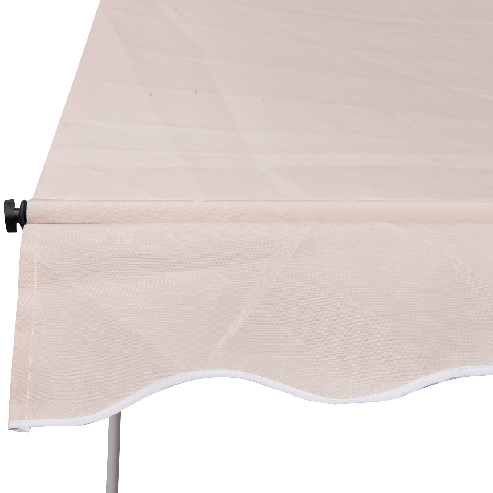 Sunny Luifel vouwarm knikarmluifel zonwering handslinger balkon aluminium 2 x 1,5 m beige
