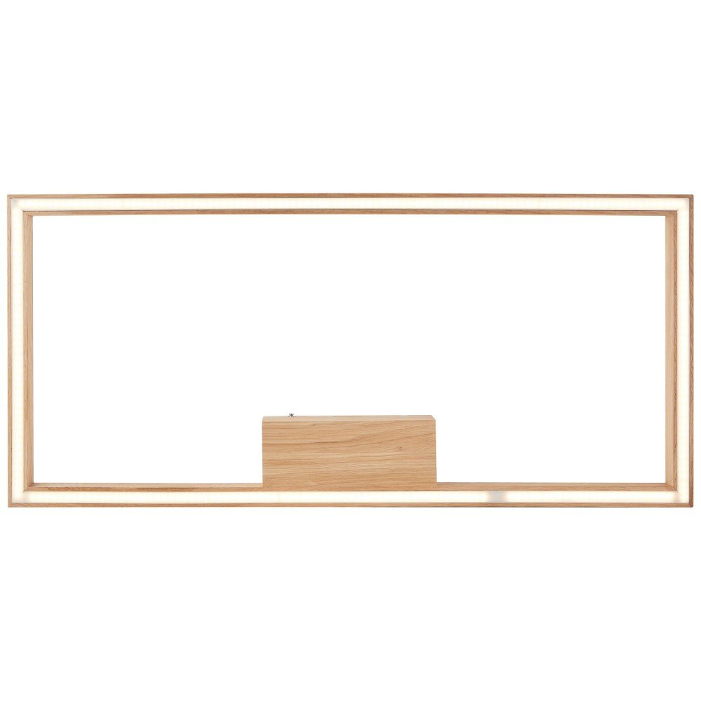 Brilliant Houten plafondlamp Delgrosso met led